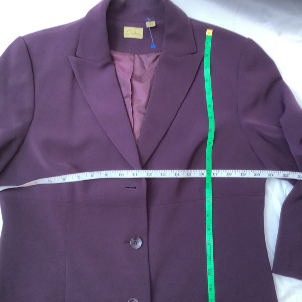 EUC Caslon purple dress jacket size 12 - Picture 7 of 14